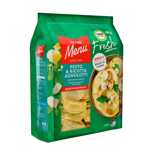Fresh Pesto & Ricotta Agnolotti 600g