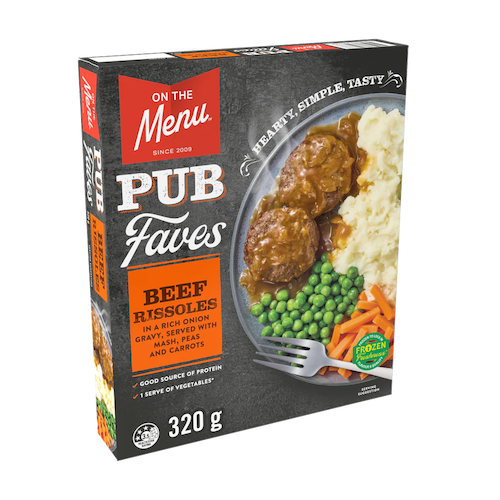 Pub Faves Beef Rissoles 320g