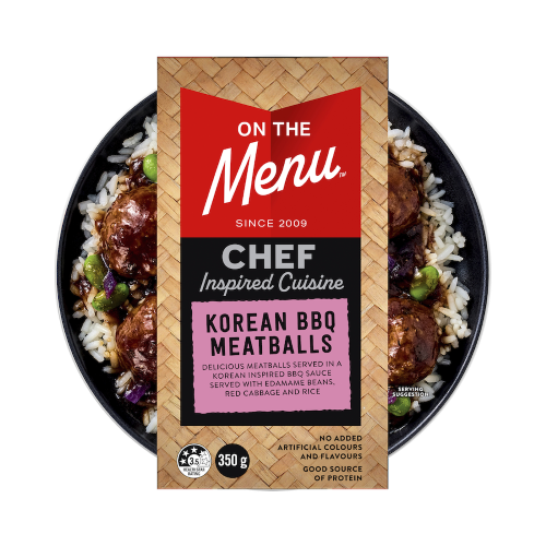 Korean BBQ Meatballs Bowl 350g